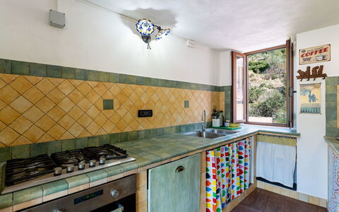 Ca Dell'Andre: Cuisine, Bois, Comptoir, Design Intérieur, Sol, Principaux Appliance, Cuisinière, Appareil De Cuisine, Le Fourneau, Sol
