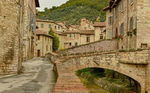 Il Casale al Colle: Mur De Pierre, Brickwork, Brique, Pavé, Ruelle, Dalle, Passerelle