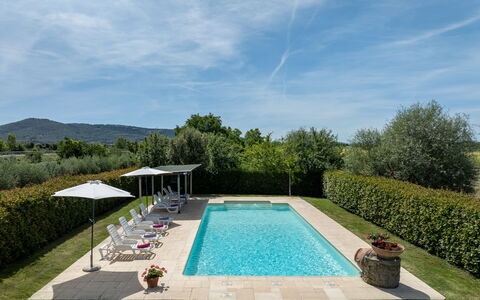 Il Cipresso, Casa Lucia, Cortona: Piscine, Jardin, Recours, Composite, Mobilier De Jardin, Aménagement Paysager, Ombre, Biens, Hacienda, Eco Hôtel