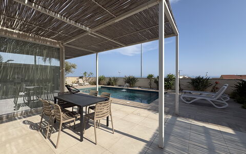 A Casa di Gio: Meubles, Mobilier De Jardin, Chaise, Sol, Ombre, Composite, Recours, Eco Hôtel, Piscine, Structure En Plein Air