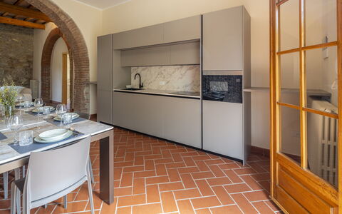 Casale delle Lupe, Campiglia Marittima: Design Intérieur, Cuisine, Sol, Principaux Appliance, Comptoir, Appareil De Cuisine, Meubles, Sol, Domicile, Plafond