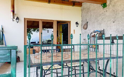 Baita Melissa: Le Fer, Balcon, Métal, Porche, Balustre, Tache De Bois, Balustrade, Clôture, Dur, Mobilier De Jardin