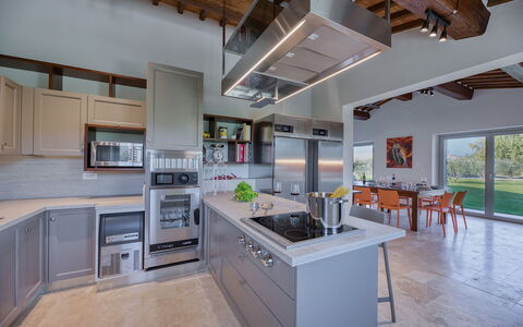 La Calcinaia Country House, Bucine: Cuisine, Appareil De Cuisine, Comptoir, Design Intérieur, Meubles, Principaux Appliance, Cabinetry, Sol, Électroménager, Plafond