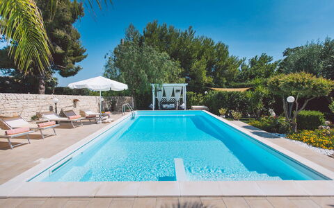 Villa Ferradina 4+2: Bleu, Piscine, Recours, Composite, Eco Hôtel, Mobilier De Jardin, Loisir, Hôtel, Biens, Ombre