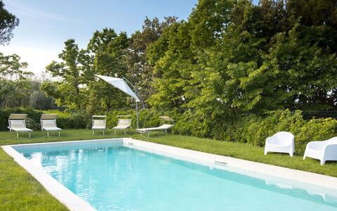 Villa Sarah 10+2: Piscine, Mobilier De Jardin, Loisir, Ombre, Composite, Jardin, Balancelle, Recours, Aménagement Paysager, Eco Hôtel