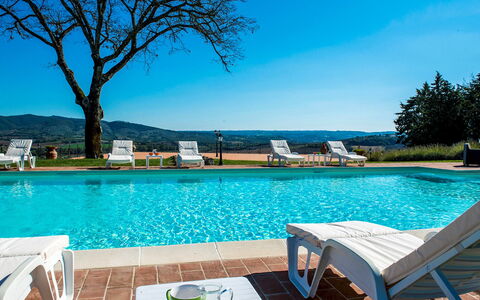 La Torre dei Fagiani 8+2: Bleu, Piscine, Recours, Eco Hôtel, Mobilier De Jardin, Aménagement Paysager, Balancelle, Hacienda, Ferme, Plantation