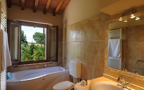 La Torre dei Fagiani 8+2: Mur, Sol, Design Intérieur, Luminaire Plomberie, Sol, Éclairage, Meubles, Domicile, Salle De Bains, Robinet