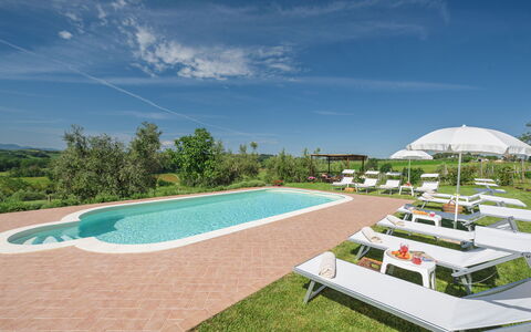 Poggio Vistabella 10: Piscine, Jardin, Pelouse, Mobilier De Jardin, Ferme, Biens, Cour, Aménagement Paysager, Hacienda, Recours