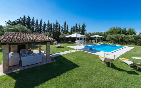 Il Podere di Fi 8: Piscine, Recours, Mobilier De Jardin, Jardin, Pelouse, Biens, Arrière-Cour, Loisir, Ombre, Hacienda