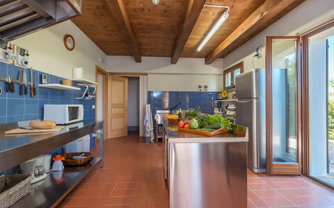 Casale Verdicchio 10+2: Bois, Sol, Cuisine, Meubles, Design Intérieur, Plafond, Comptoir, Domicile, Sol, Éclairage