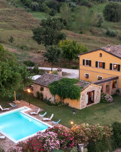 Casale Verdicchio 10+2: Piscine, Biens, Recours, Chalet, Hacienda, Eco Hôtel, Ferme, Villa, Mobilier De Jardin, Cour