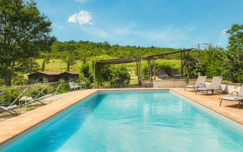 Podere Pomasciano 10: Piscine, Loisir, Recours, Eco Hôtel, Jardin, Mobilier De Jardin, Arrière-Cour, Aménagement Paysager, Pot De Fleur, Caractéristique De L'Eau