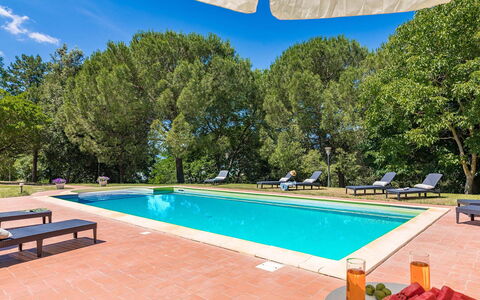 Poggio Medei 10: Bleu, Piscine, Jardin, Recours, Ombre, Biens, Hacienda, Aménagement Paysager, Eco Hôtel, Villa