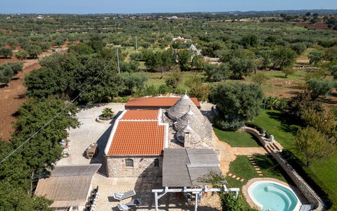 Trulli Littoria 4: Biens, Hacienda, Jardin, Aménagement Paysager, Ferme, Dalle, Arrière-Cour, Cour, Villa, Piscine