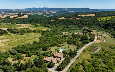 Cinque Cipressi 8: Arbre, Environnement Naturel, La Nature, Paysage, Paysage Naturel, Végétation, Vue Du Ciel, Plaine, Zone Rurale