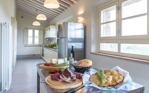 Rosa dei Venti 8: Meubles, Design Intérieur, Plafond, Bois, Sol, Cuisine, Éclairage, Pièce, Sol, Comptoir