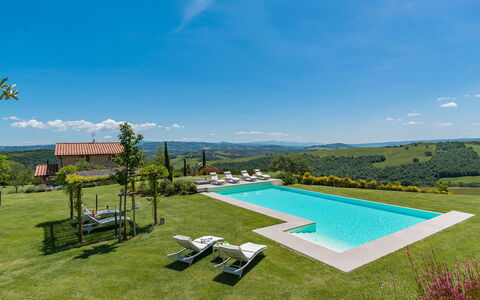 Rosa dei Venti 8: Colline, Paysage Naturel, Paysage, Lot Terre, Prairie, Piscine, Plaine, Zone Rurale, Prairie, Ferme