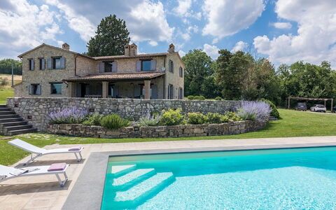 Villa le Fontane 12: Bleu, Maison, Domicile, Chalet, Piscine, Biens, Ferme, Villa, Manoir, Jardin