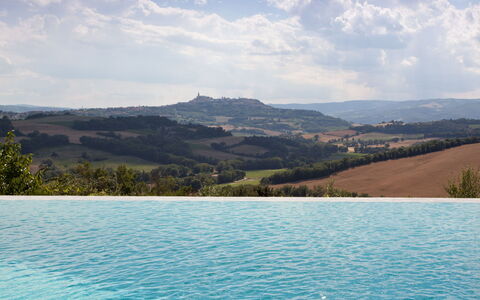Casale delle Lavande 10: Bleu, Piscine, Soirée, Crépuscule, Cumulus