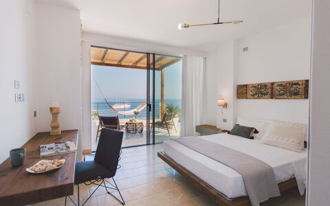 Villa Triscele 10: Meubles, Chambre, Appartement, Sol, Recours, Mer, Lit, Chaise, Domicile, Cadre De Lit