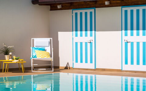 Villa Sole al Molino a Vento 8: Conception, Tache De Bois, Accueil Porte, Piscine