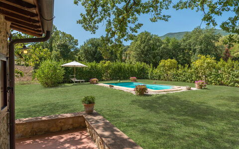 Mulino della Quercia 2+1: Jardin, Ferme, Biens, Arrière-Cour, Hacienda, Piscine, Aménagement Paysager, Chalet, Ombre