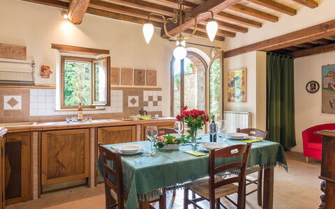 Mulino della Quercia 2+1: Meubles, Design Intérieur, Mur, Bois, Sol, Plafond, Table, Salle À Manger, Table Cuisine Et Salle A Manger, Pièce