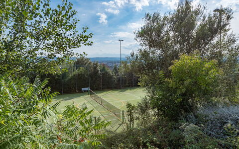 Villa Ambrah 12+1: Arbre, Court De Tennis, Terrain De Basketball, Net, Parc, Gazon Artificiel