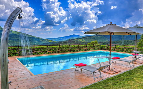 La Casa di Elsa 6: Piscine, Colline, Recours, Chaîne De Montagnes, Eco Hôtel, Mobilier De Jardin, Jardin, Vallée, Crête, Aménagement Paysager