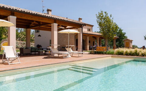 Ca' Pellicciano 8: Piscine, Domicile, Biens, Recours, Ferme, Hacienda, Villa, Jardin, Eco Hôtel, Aménagement Paysager