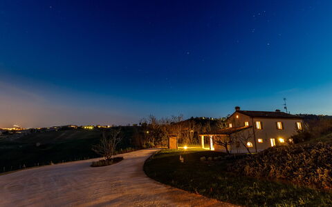 Ca' Pellicciano 8: Paysage, Chalet, Soirée, Crépuscule, Nuit, Village, Ferme, Ferme