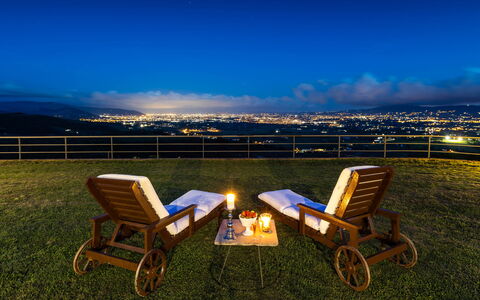 Villa Desiderio 9: Horizon, Paysage, Nuit, Crépuscule, Soirée, Mobilier De Jardin, Recours, Eco Hôtel, Éclairage Paysager, Aménagement Paysager