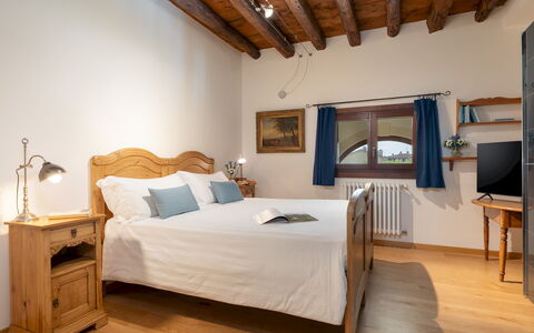 Villa Barchessa Panigai 8: Meubles, Lit, Chambre, Design Intérieur, Drap De Lit, Bois, Literie, Sol, Linge, Pièce
