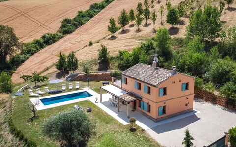 Casale Principessa 6+2: Piscine, Domicile, Biens, Chalet, Loisir, Ferme, Recours, Mobilier De Jardin, Villa, Arrière-Cour