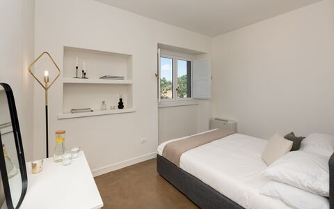 Villa Terre Normanne 10: Design Intérieur, Lit, Chambre, Sol, Meubles, Sol, Pièce, Plafond, Drap De Lit, Literie