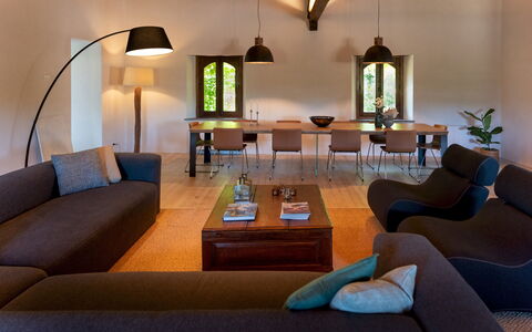 Villa Terre Normanne 10: Meubles, Design Intérieur, Sol, Mur, Sol, Canapé, Plafond, Bois, Salon, Pièce