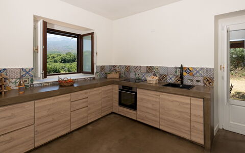 Villa Terre Normanne 10: Cuisine, Design Intérieur, Sol, Bois, Comptoir, Sol, Domicile, Meubles, Cabinetry, Pièce