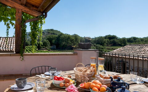 Villa Terre Normanne 10: Meubles, Chaise, Mobilier De Jardin, Pot De Fleur, Table Cuisine Et Salle A Manger, Plante D'Appartement, Tableau De Plein Air, Balcon, Villa, Cour