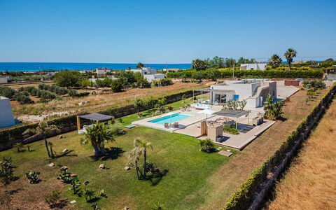 Villa Gialonia 8+2: Paysage, Recours, Biens, Aménagement Paysager, Piscine, Ville Resort, Eco Hôtel, Villa