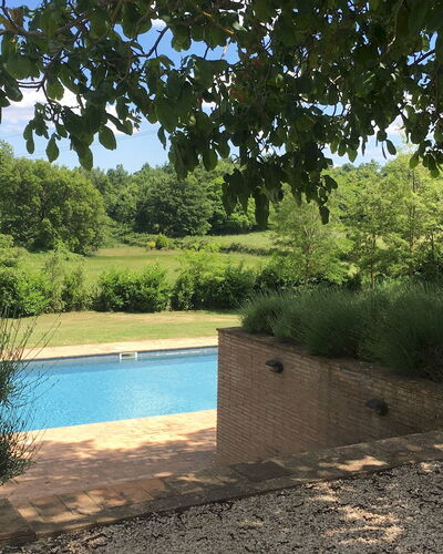 Villa Carmeli 12+2: Piscine, Jardin, Ombre, Arrière-Cour, Aménagement Paysager, À Feuilles Persistantes