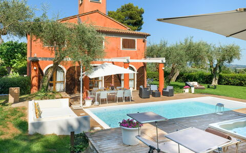 Villa Rossa 12: Piscine, Biens, Recours, Hacienda, Villa, Conception, Chaise, Ville Resort, Eco Hôtel, Parapluie