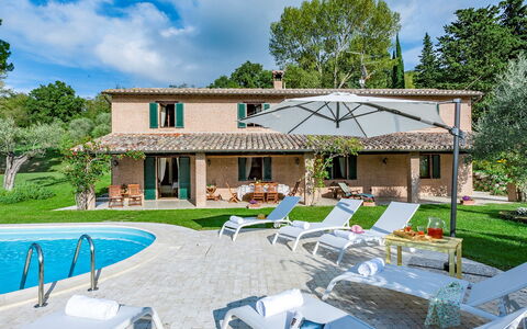 Villa Il Baiocco 8: Piscine, Pelouse, Biens, Ferme, Villa, Cour, Aménagement Paysager, Arrière-Cour, Hacienda, Recours
