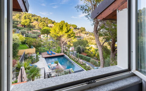 Villa nel Blu 8: Ombre, Balcon, Eco Hôtel, Piscine, Aménagement Paysager, Villa, Arrière-Cour