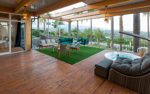 Villa Ingrid 12: Bois, Parquet, Eco Hôtel, Ombre, Recours, Tache De Bois, Dur, Jardin, Chaise, Aménagement Paysager