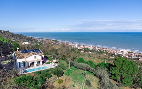 Villa Lucente 6+2: Mer, Côte, Océan, Villa, Recours, Ville Resort, Plage, Eco Hôtel, Baie