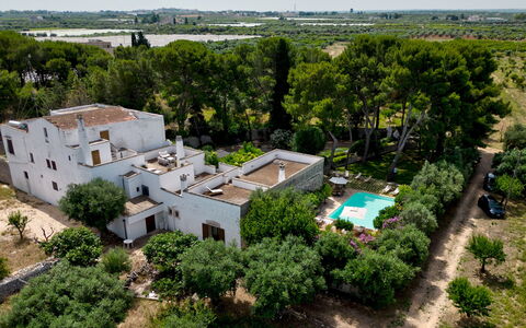 Masseria Tarsia Incuria 8+4: Piscine, Établissements Humains, Biens, Hacienda, Recours, Villa, Ferme, Eco Hôtel, Aménagement Paysager, Arrière-Cour