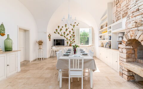 Masseria Profilo 8: Meubles, Design Intérieur, Sol, Table, Chaise, Plafond, Éclairage, Sol, Table Cuisine Et Salle A Manger, Salle À Manger