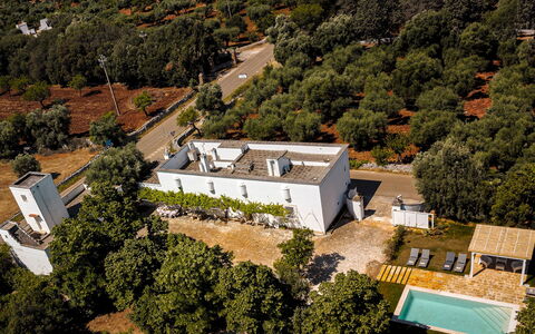 Masseria Profilo 8: Zone Résidentielle, Paysage, Lot Terre, Zone Rurale, Domicile, Biens, Banlieue, Photographie Aérienne, Vue Du Ciel, Villa