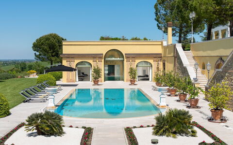 Tenuta Bagni De'Consoli 24: Piscine, Architecture, Biens, Manoir, Jardin, Cour, Hacienda, Villa, Aménagement Paysager, Recours