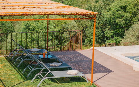 Villa Sumac 6: Bois, Piscine, Ombre, Mobilier De Jardin, Tache De Bois, Jardin, Structure En Plein Air, Eco Hôtel, Dur, Arrière-Cour